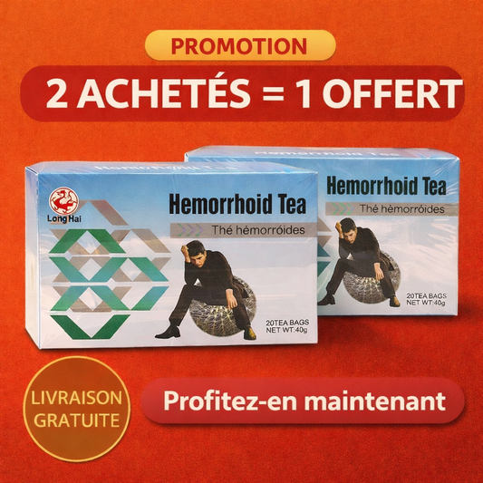 THÉ ANTI-HÉMORROÏDES :  2 acheté = 1 offert